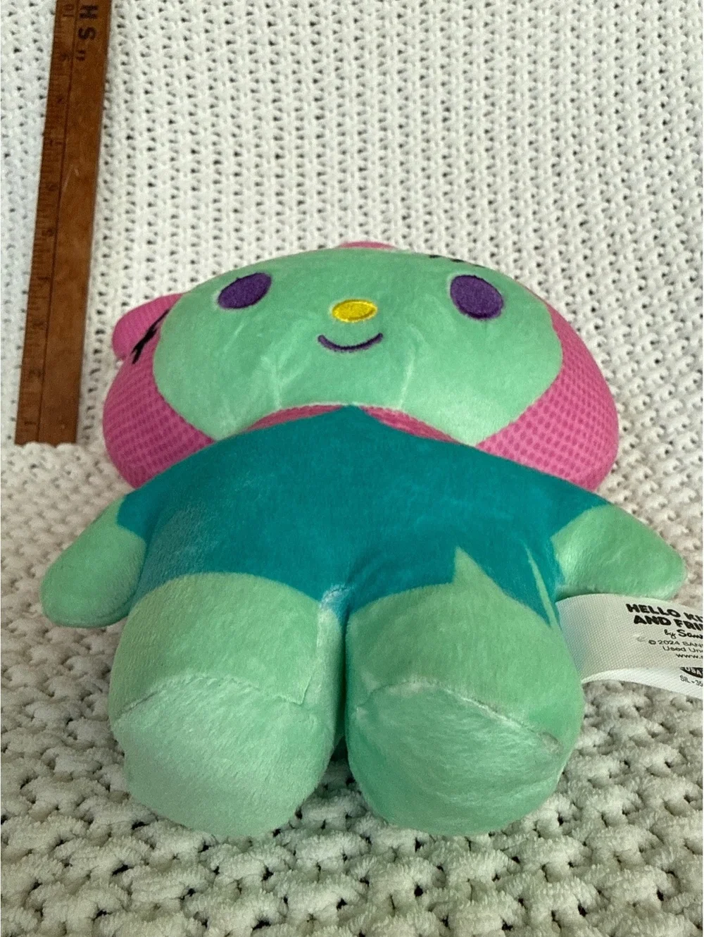 Sanrio Hello Kitty and Friends Plush Toy - Pink and Green Bunny Character